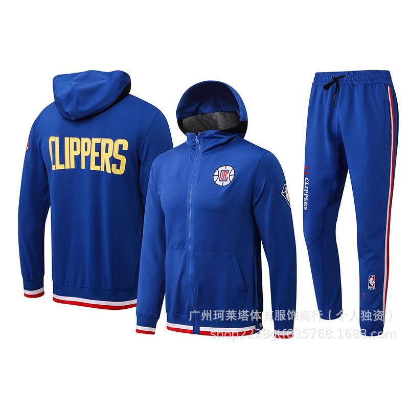 Maglia da allenamento da basket a maniche lunghe con cappuccio squadra NBA uomo Lakers Cavaliers Celtics Jazz Bulls Spurs Warriors