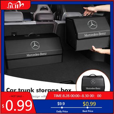 GLC GLB Auto Kofferbak Organizer Box Grote Capaciteit Opvouwbare Opbergtas Voor Mercedes Benz AMG W204 W205 W203 W211 W212 W213 W201 W21