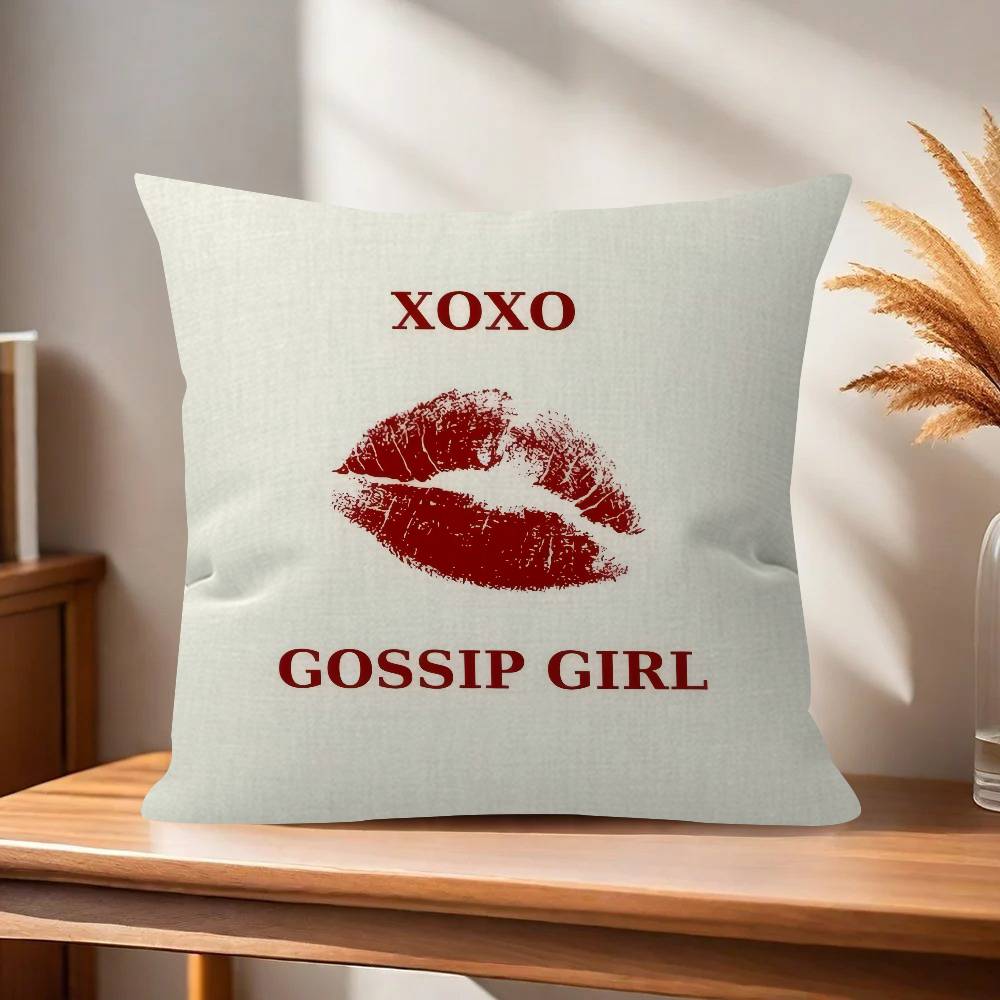 Pillow Cushion Cover Pillowcase Living Room Sofa Home Decor Customized Movie GGossip GGirl