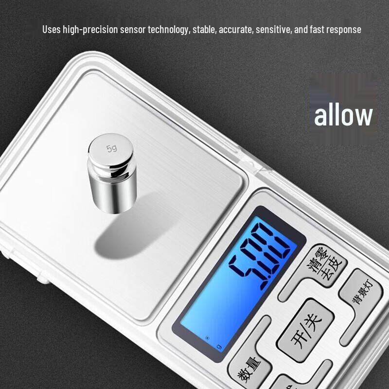 Portable Mini Electronic Scale 500g/0.01g CN plug (adapter included)