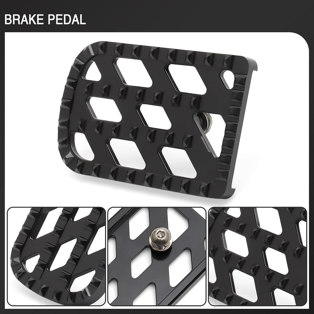 Motorcycle Brake Pedal Cover MX Style for Harley 1980-2024 Touring Road King Electra Glide 1986-2017 FL Softail Fat Boy Heritage 2012-2016 Dyna FLD