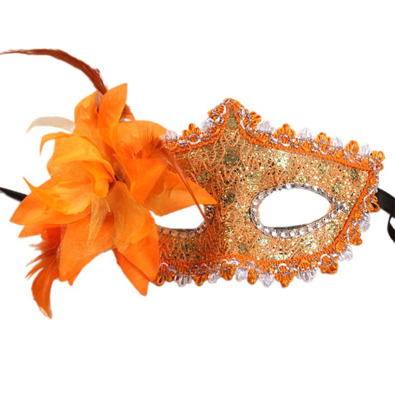 Venezianische Maske, Halloween-Augenmaske, seitliche Blume, Rose, Spitze, sexy Maske, Maskerade, Party-Dekoration, Tanz, Karneval, Kostüm, Spiel-Requisiten