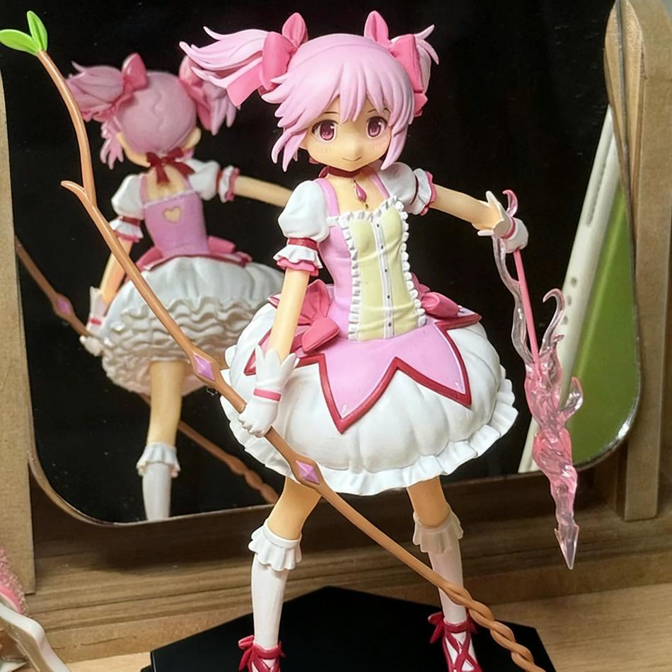 New PMMM Magical Girl Anime Figure Kaname Madoka Action Figure 2 Kinds Kawaii Figurine Cute Loli Collection Model Toy Gift