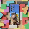 S-Sipping C-Caprisun Monkey Case For Samsung S21,S20,S10,Plus,S9,S22,S25,Ultra,S24,S23,FE,Lite,Soft Silicone Black