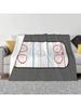 Hockey Rink Ice Hockey Game Fan Player Sport Board Hd High Quality Fashion Soft Warm Throw Blanket Ice Hockey Rink Hockey Fan