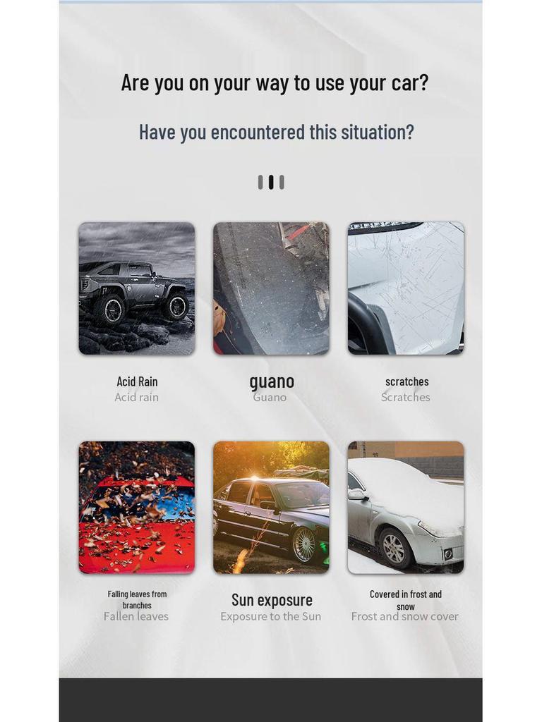 Thickened Sun Protection & Dustproof Car Cover for Hongqi H5, H6, H7, H9, HS3, HS5, HS7 - Oxford Cloth