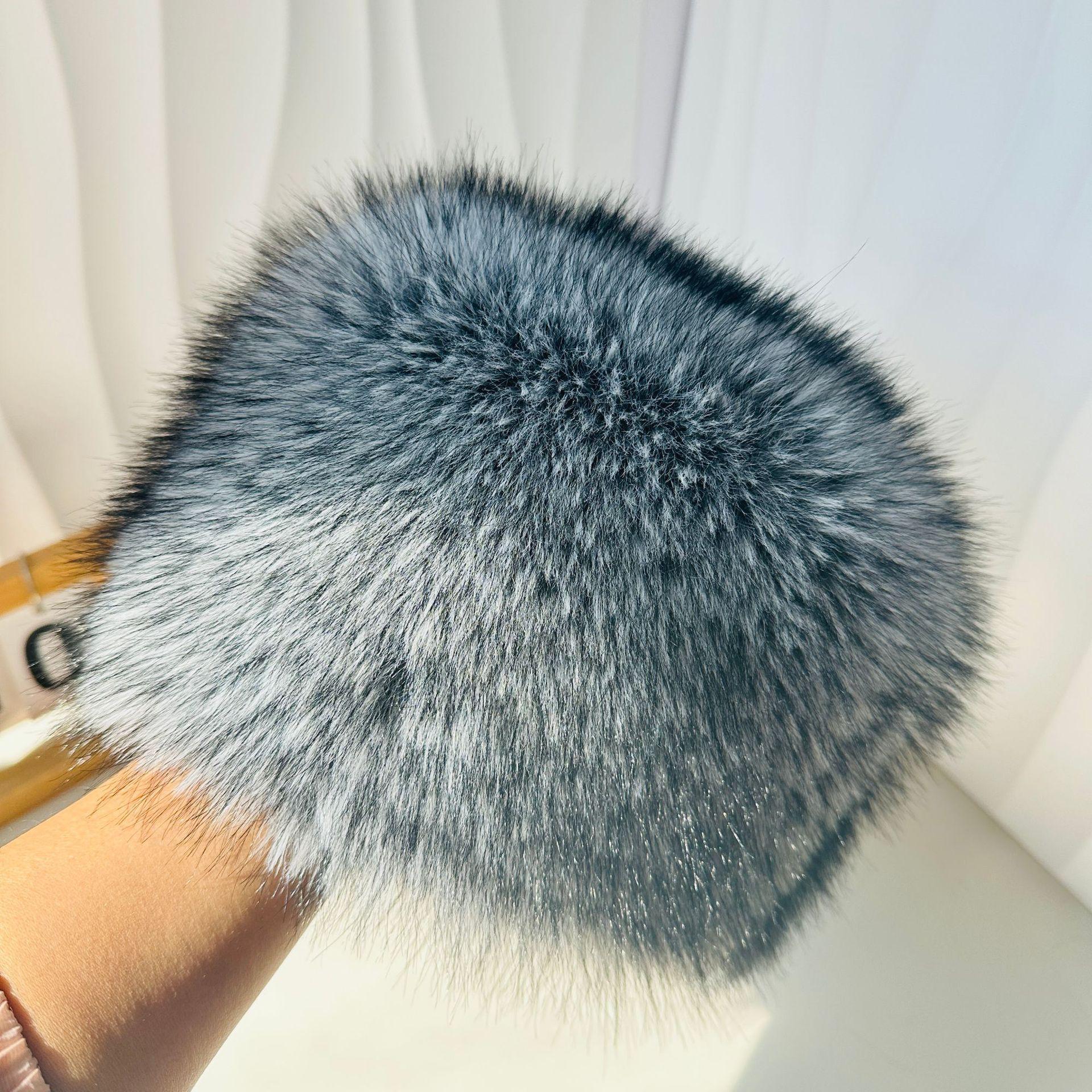 

Осенне-зимняя новая меховая теплая шапка-шарф, защита ушей, симпатичная модная шапка, трендовая женская уличная шапка