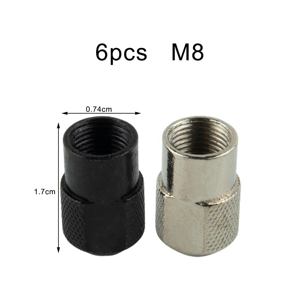 6PCS Chuck Nut Electric Grinder Accessories Kit M8 * 0.75mm Repair Tool