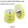 200mm Diameter Encoder Meter Wheel 6/8/10mm Hole Diameter Rotary Encoder Wheel  For Rotary Encoder