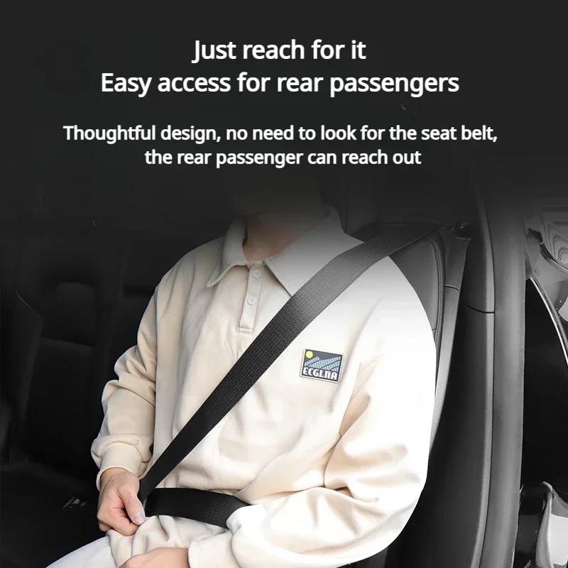 Rear Seat Belt Limiter for Tesla Model Y Seat Belts Hook Fixing Bracket Stopper EXTENDER Car Accessories Modify Modely 2018-2025