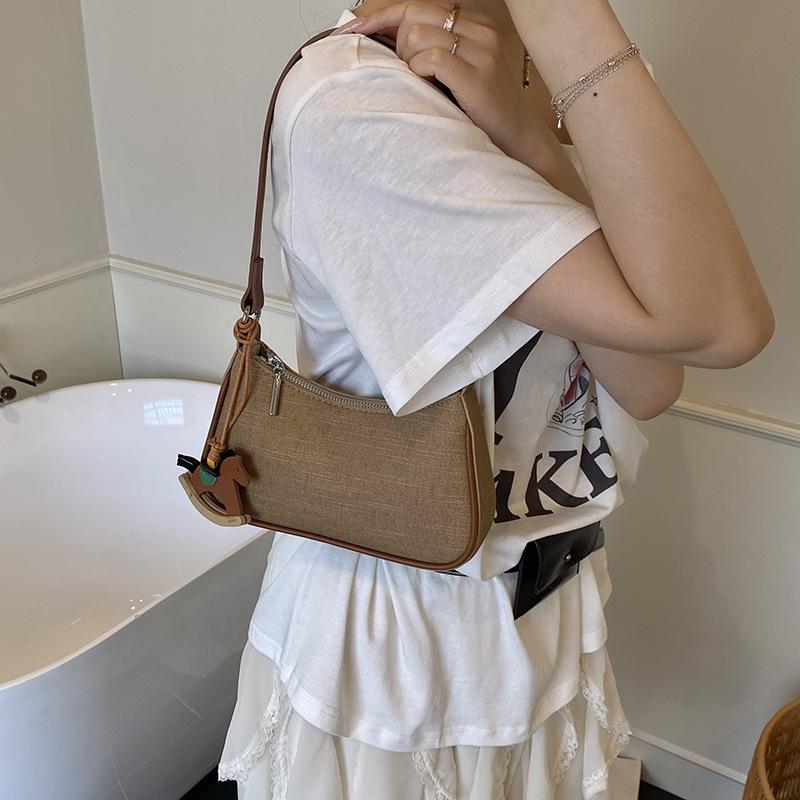 Underarm Bag New Small Square Bag Shoulder Bag Fashion Handbag Splicing Messenger Bag
