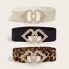 Buckle Romantic Heart Elastic Waist Belt Women Stylish Spring Enhancer Outfit