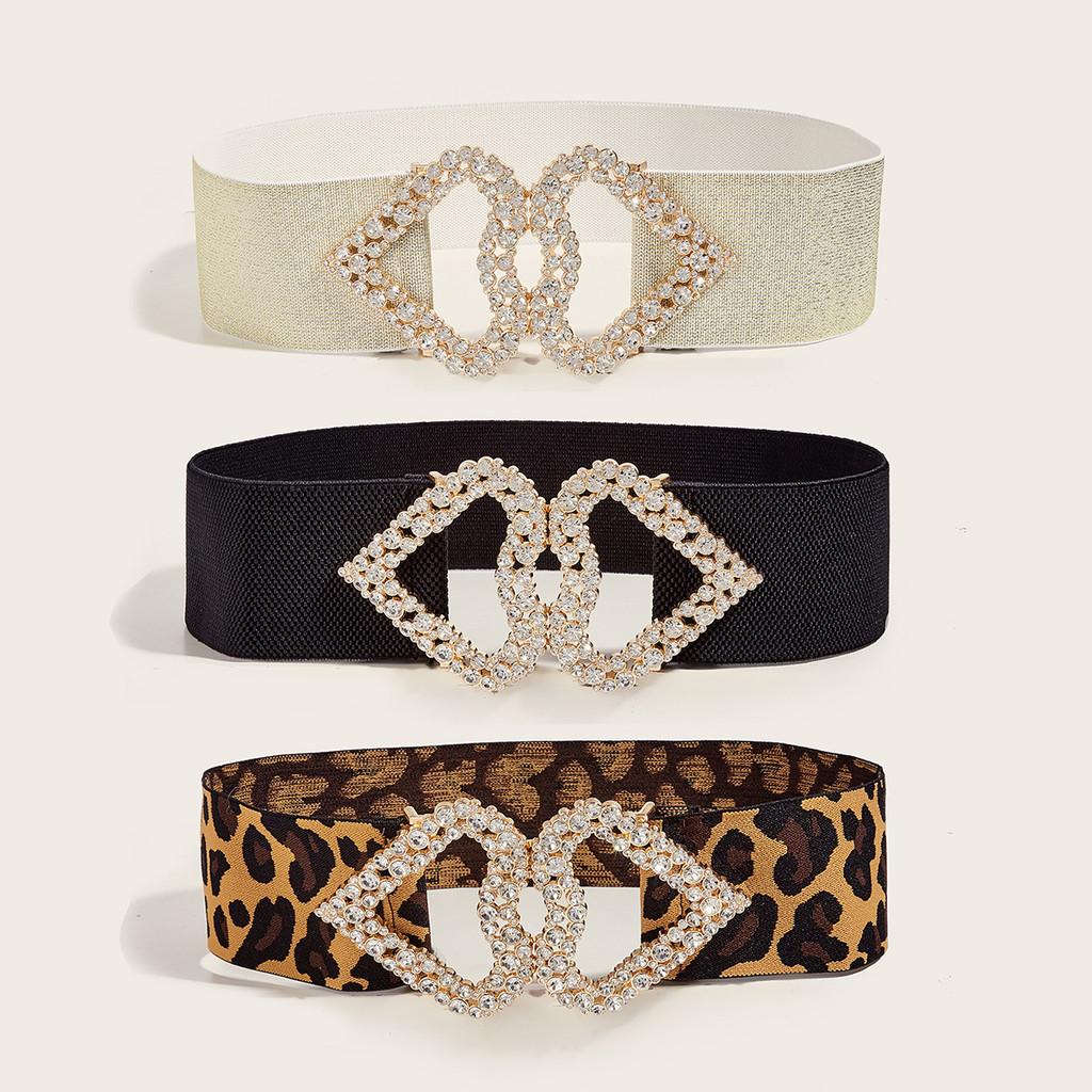 Buckle Romantic Heart Elastic Waist Belt Women Stylish Spring Enhancer Outfit