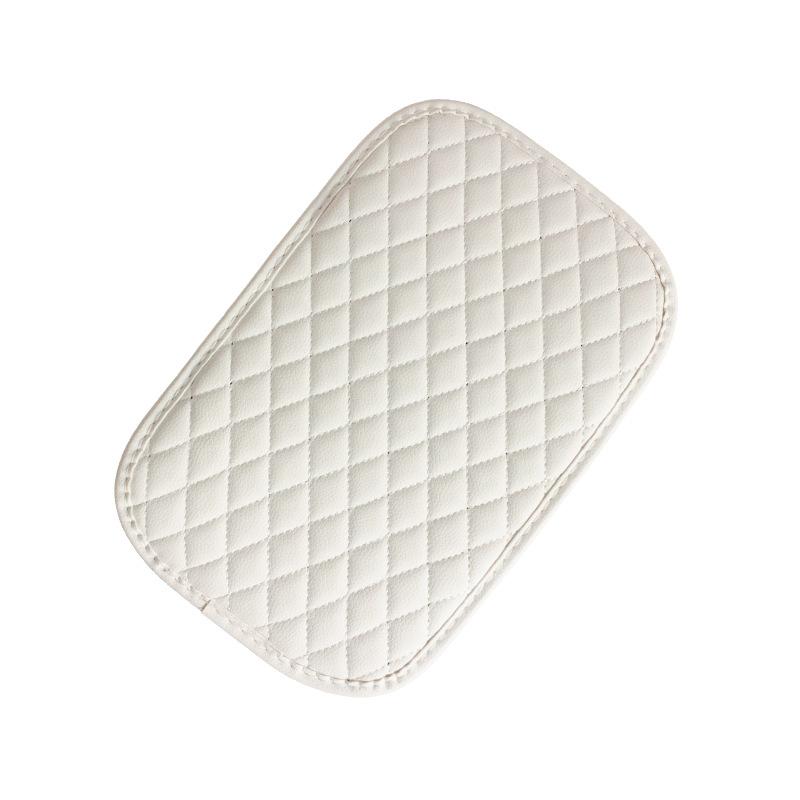Car Leather Armrest Pad Universal Personality Fashionable Comfortable and Non-slip Armrest Box Mat Automotive Interior Supplies