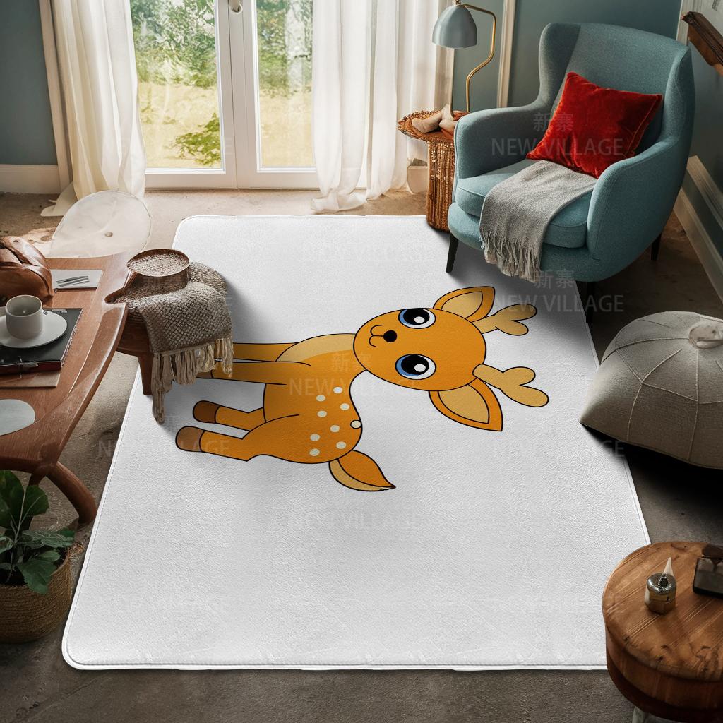 House Entrance Carpet Home Door Mat Living Room Bath Foot Bathroom Non-slip Water Absorption Rugs Bath Merry Christmas Winter