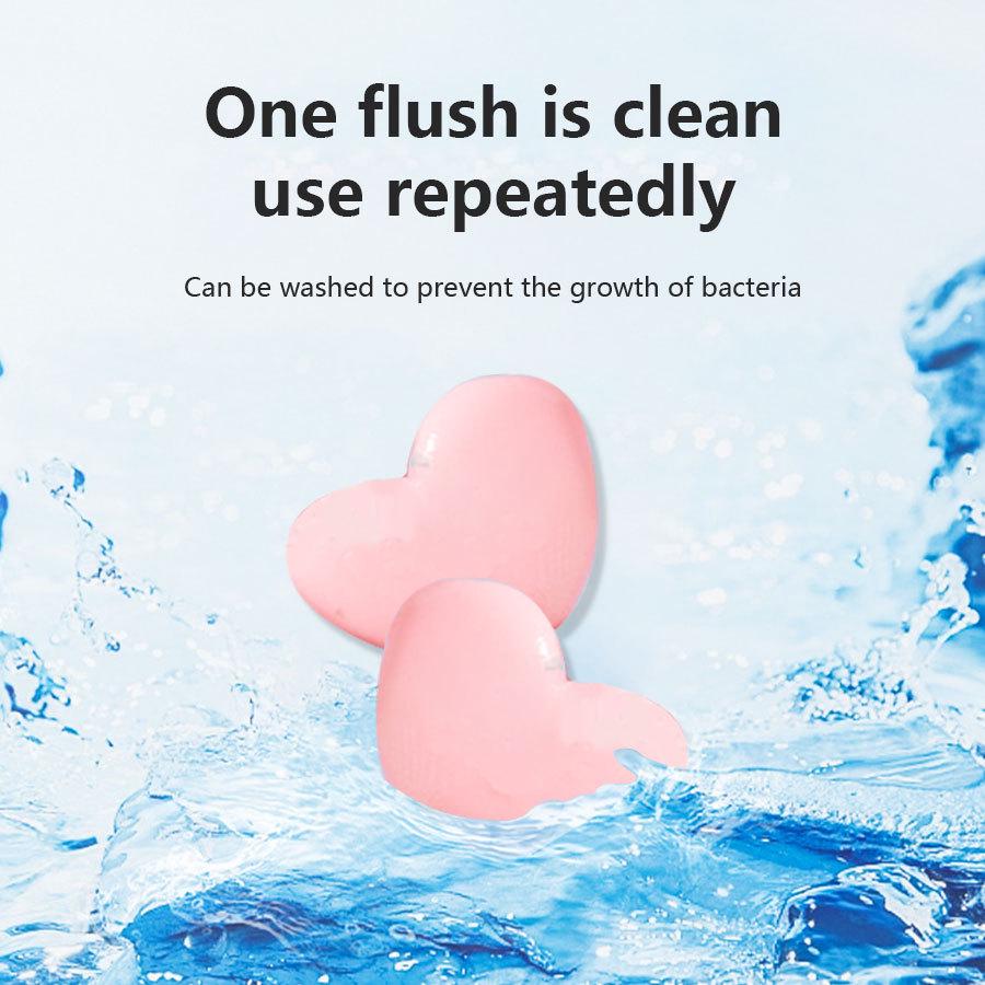 Heart-Shaped Silicone Earplugs Set - 20 Pieces, Noise-Reducing, Perfect for Swimming and Sleep