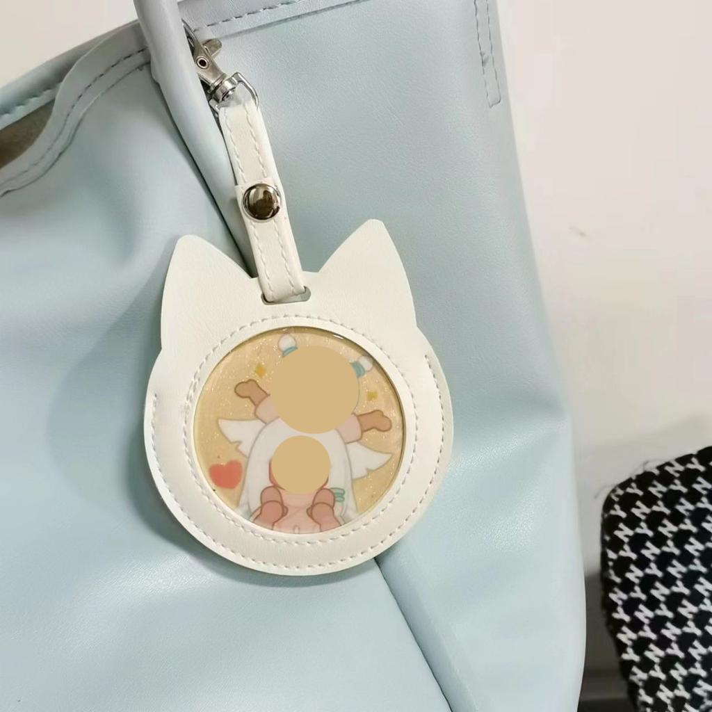 Badge Storage Badge Protective Case Round Badge Anime Bag Accessory Portable Badge Display Pouch Portable Badge Storage