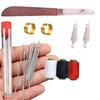 34Pcs/37Pcs Sewing Tool Set Needles Thread Hand Repair Tools Portable Sewing Kit Needle Threader Seam Remover Included DIY Craft Set