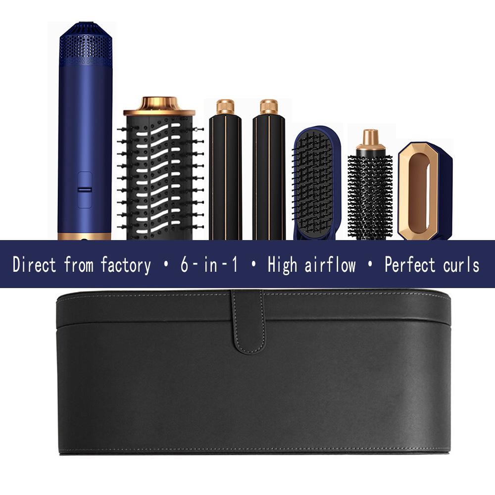 5-in-1 Hot Air Brush: Multi-function Curler, Straightener, & Blow Dryer - Safe for Hair