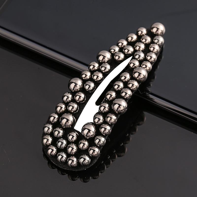 1 szt. Symulowane perły spinki do włosów koralikowe geometryczne klipsy do włosów dla kobiet wsuwki dziewczęce modne spinki do włosów akcesoria do włosów biżuteria