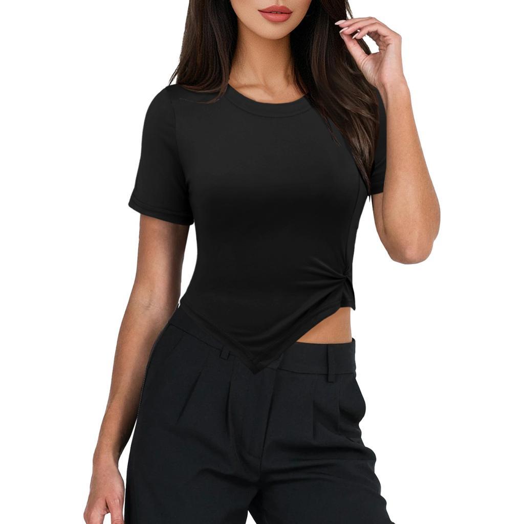 Women's Shirt  Short Sleeve Shirts For Women Dressy Casual Regular Fit