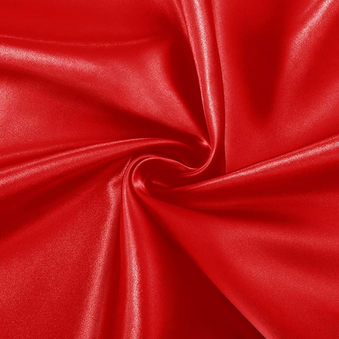 3m/5m Satin Fabric By The Yard Shiny Luxury Metallic Shiny Upholstery Lining Drapery DIY Crafts Soft  for Wedding Decorations
