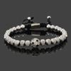 Luxus Fußball Anhänger Edelstahl Perlen Herren Armbänder Hand Schmuck Geschenke Pulseras Hombre