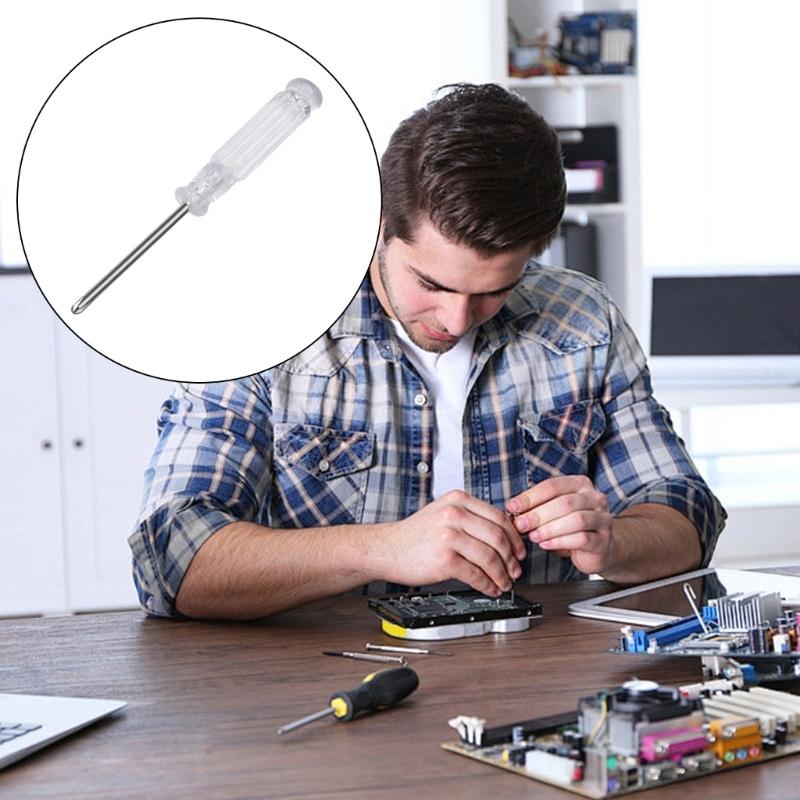 Mini Transparent Crossing Screwdriver Slotted Screw Driver Small Manual Home Appliances Repair Tool Home