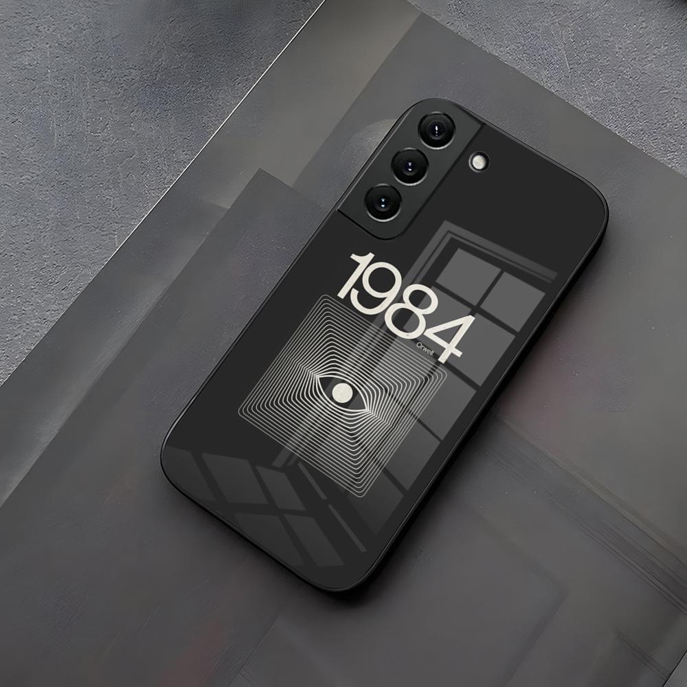 

1984 Джордж Оруэлл Книга Роман Чехол для телефона Стекло Для Samsung Galaxy S23 S24 S21 S25 S22 S20 Ultra Fe Plus A55 A15 A14 Чехол Samsung S23 FE