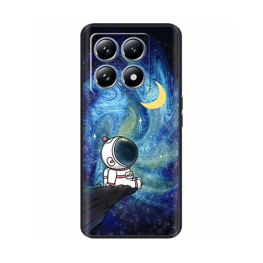 For Xiaomi Mi 14T Pro Case Soft Liquid Silicone Protection Back Cover for Xiaomi 14T Pro Mi14T 5G Cases Painted Cartoon Fundas