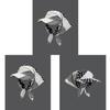 Cappellino da Baseball in Poliestere a Righe Punteggiate con Ricamo per Donna Estiva all'Aperto