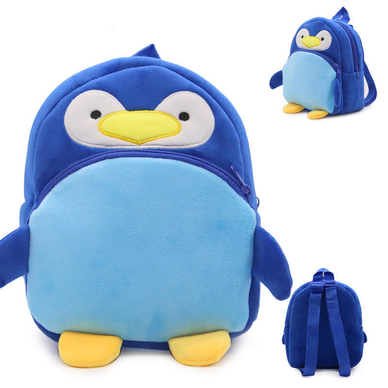 Kindergarten Backpack Cute Cartoon 1-3 Year Old Children's Backpack Plush Backpack for Spring Outing Fun Portable Backpack