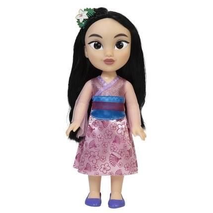 DISNEY PRINCESS Panenka princezna Mulan z plastu - 38 cm