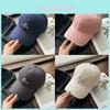 Baumwoll-Baseballkappe mit gestickten Buchstaben für lässige Herren und Damen, Sommer, Sonnenschutz