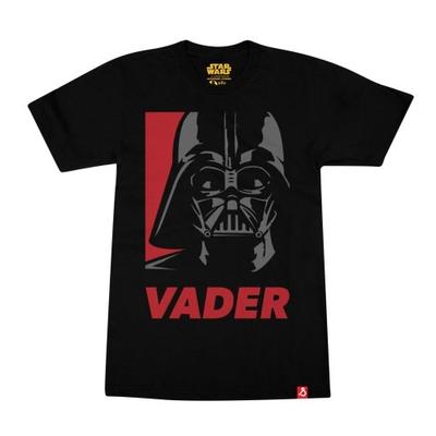 Maglietta in cotone con poster Darth Vader da uomo