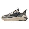 Anta Round Toe Lace-Up Versatile Shock Absorbing Wear-Resistant Low-Top Casual Shoes Men Sneaker Gray 112418813-3