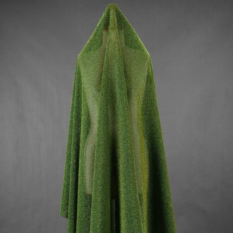 Oboustranná třpytivá hvězdná sametová látka Jasně hedvábná třpytivá sametová látka Nenatahovací pro DIY šití šatů Cheongsam