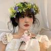 Forest-Style Simulated Garland High-End Super Fairy Flower Headdress Scenic Atmosphere Photo-Taking Headband