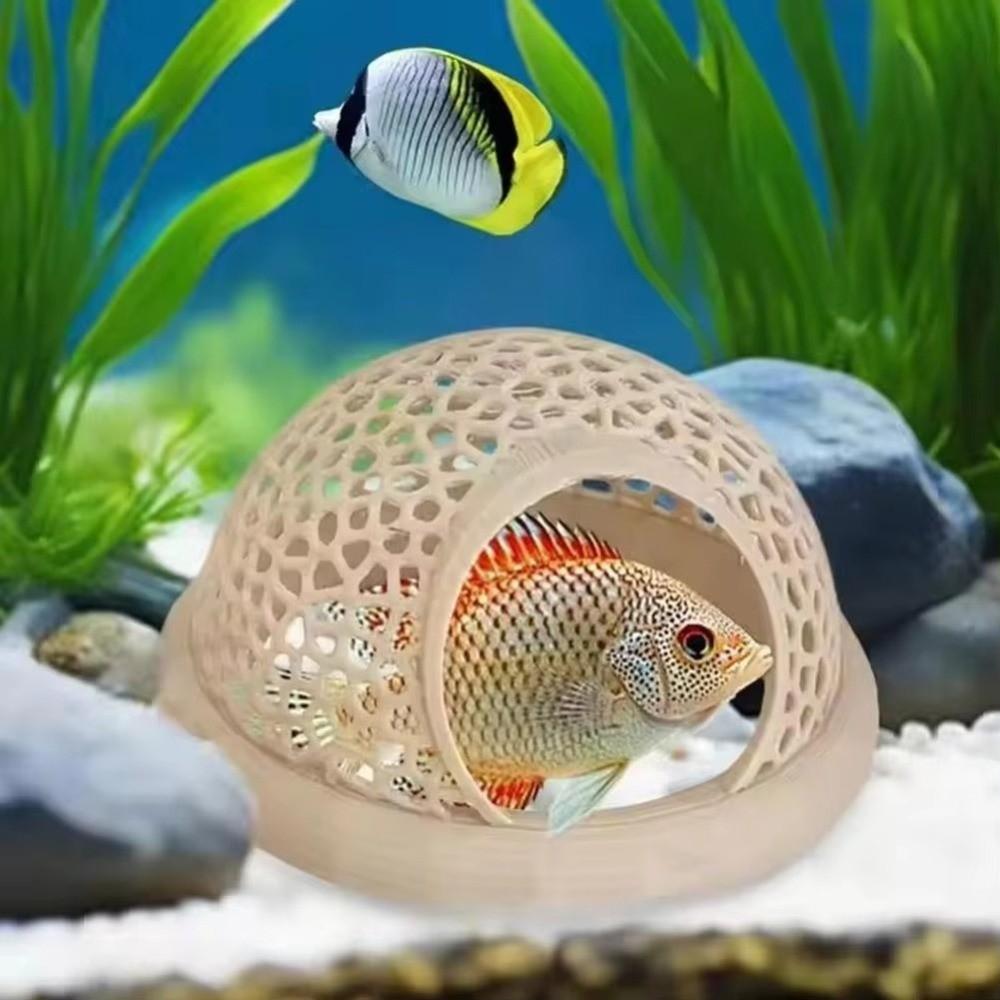 Safe Fish Shrimp Hideout Shelter 3-in-1 Fish Rest Area  Aquarium Use