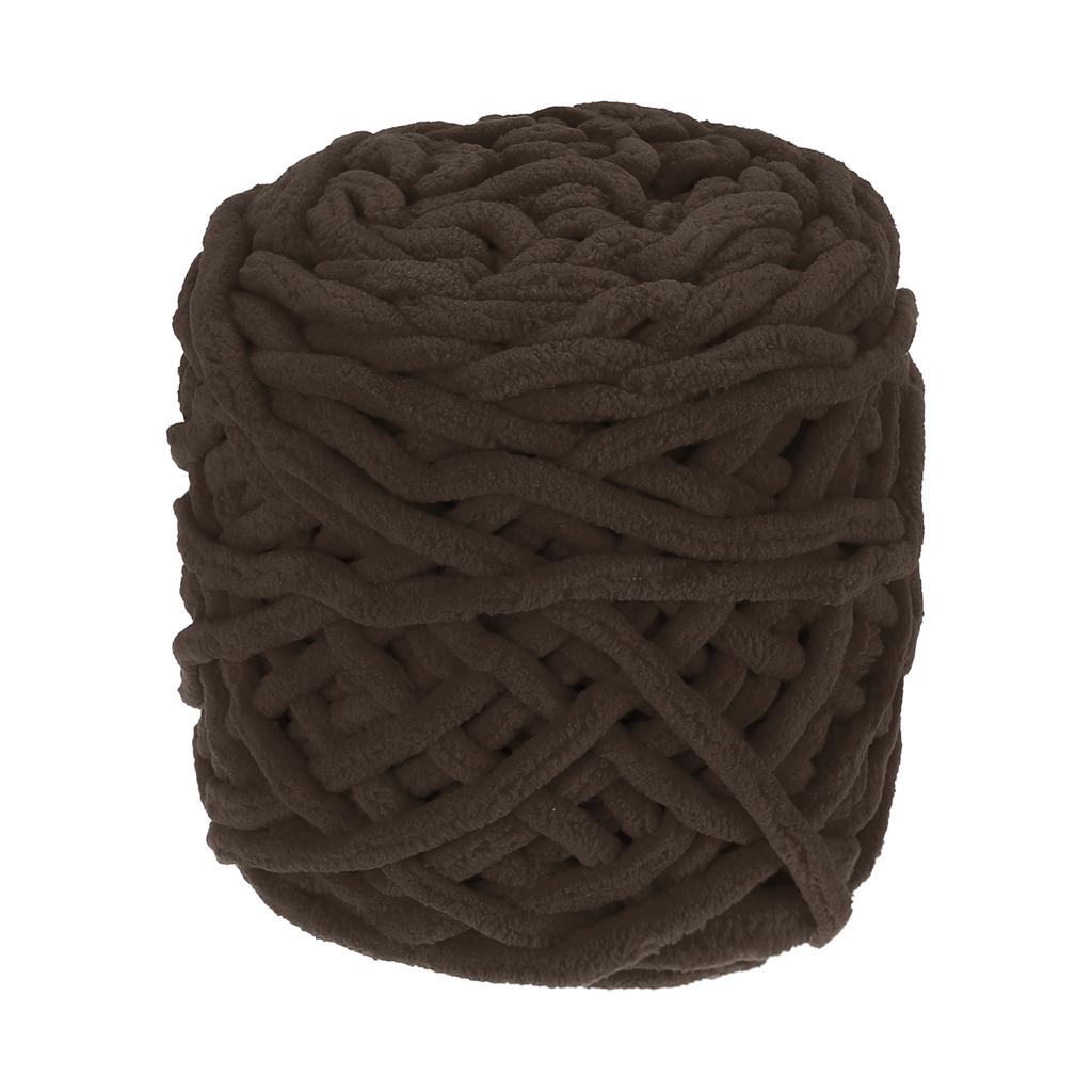 Chenille Chunky Yarn Plush Bulky Thick Fluffy for Crochet Soft Velvet Blanket for Sweater Hand Knitting Crocheting 45 M/49 Yard