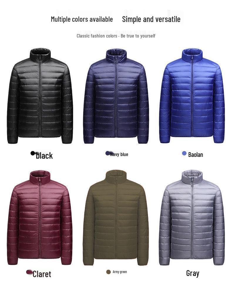 Men's 2023 Lightweight Hooded Cotton Jacket, Warm Winter Outerwear