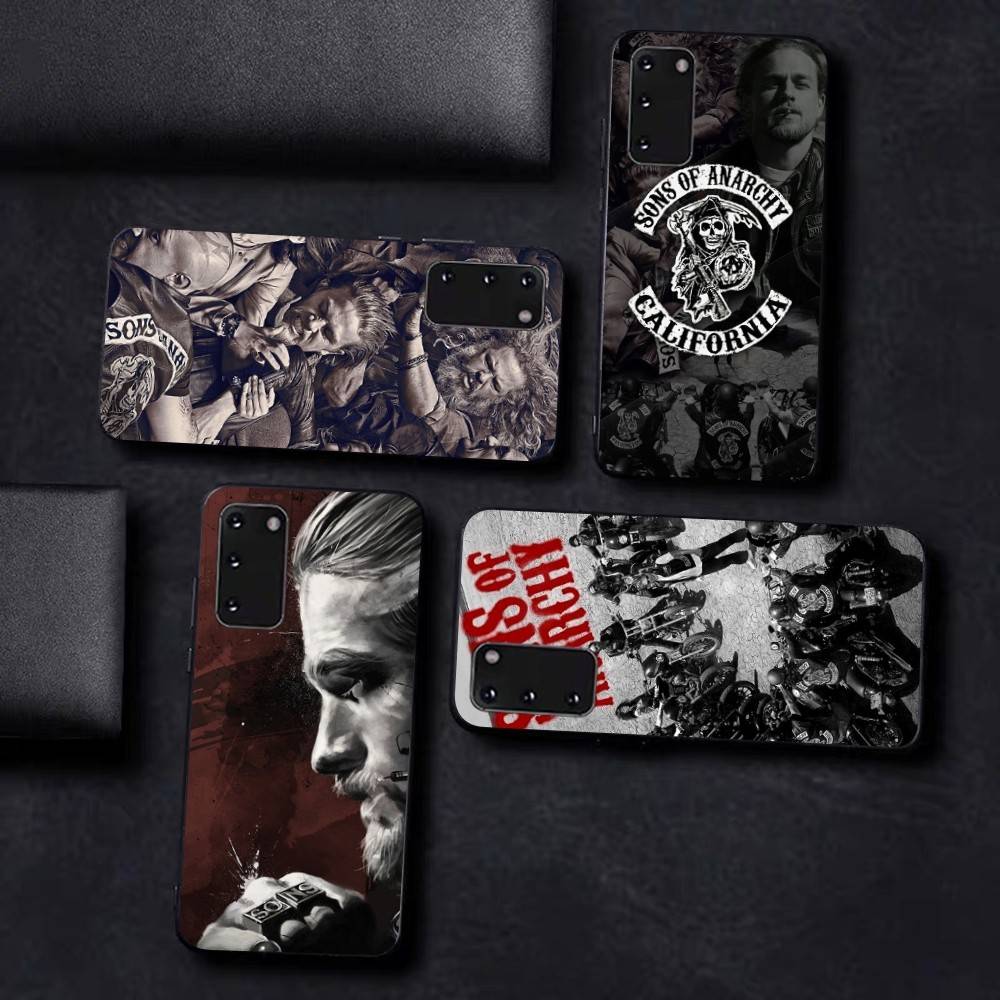 Crime Sons Of Anarchy TV Phone Case For Samsung S 24 Fe 25 Ultra Plus 20 Lite 21 30 22 23 24 22 Ultra 5G Fundas