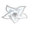 2024 Modern Minimalist Acrylic Ceiling Fan with Light, Large Airflow & Variable Frequency for Bedroom & Living Room