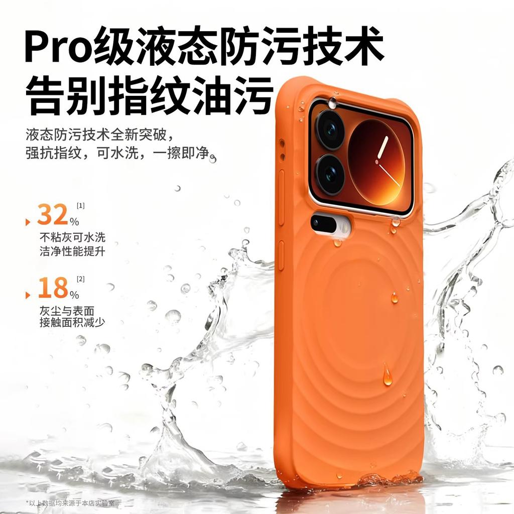 Applicable To Xiaomi 11 ProMax Mobile Phone Case Ripple Liquid Silicone Magnetic Suction Xiaomi 11 Four-corner Airbag Anti-drop Hard Cover