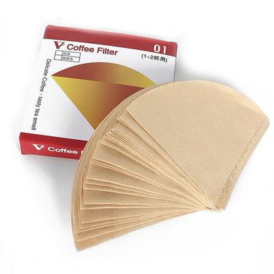 40Pcs/pack Coffee Filter Paper Tea Infuser Disposable Filter Papers for Drip Coffee Maker Coffee Powder Filter Bag Barista Tools