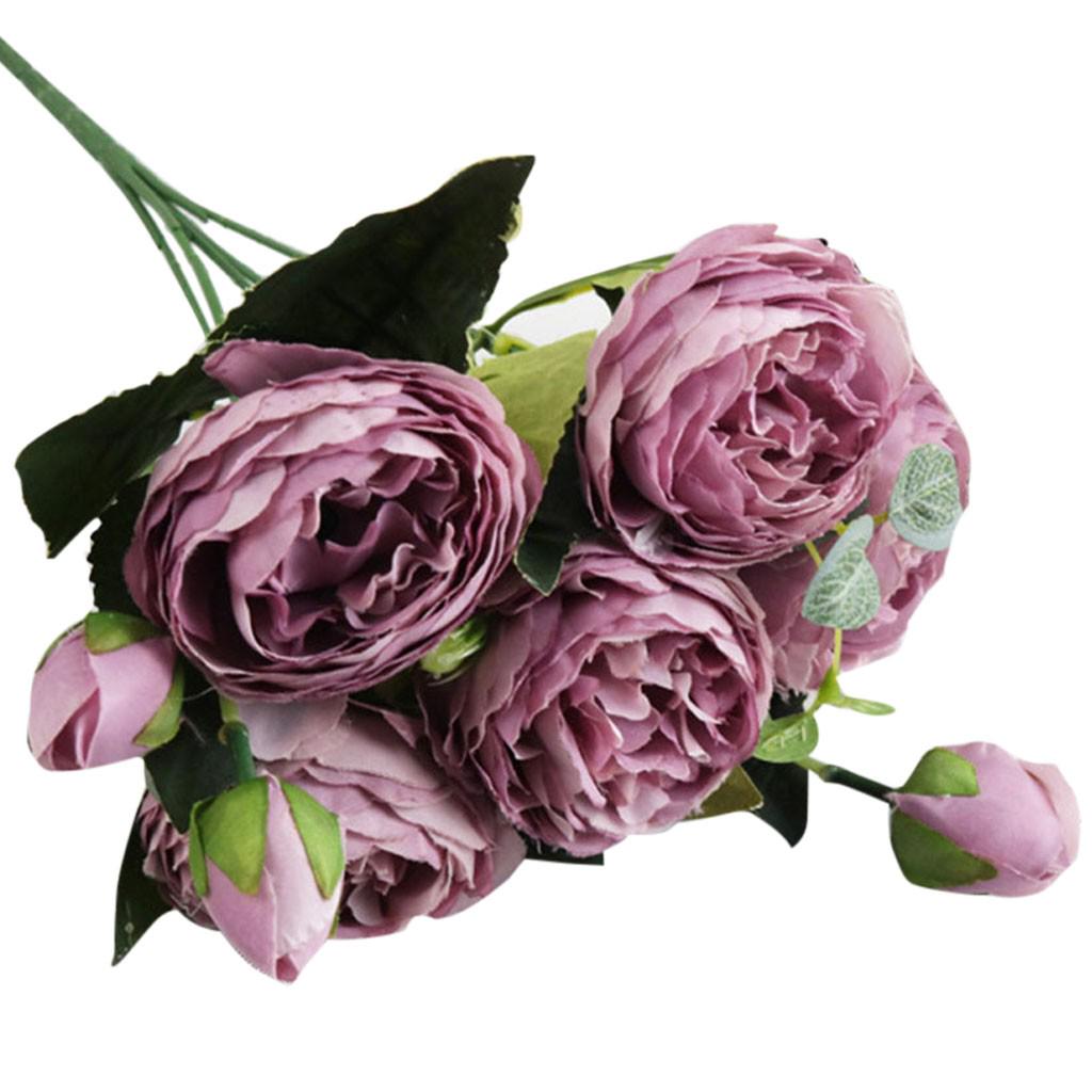 Korean Style Small Bunch Of Roses Artificial Fower Fake Flowers Home Wedding