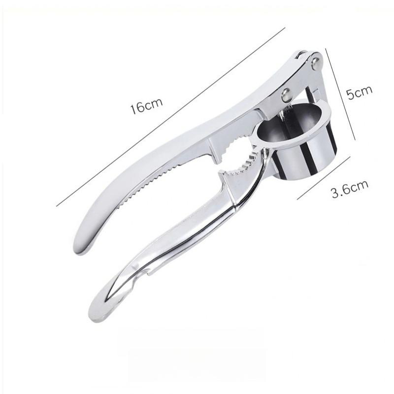 Multi Functional Manual Alloy Garlic Press 5*16cm серебряный