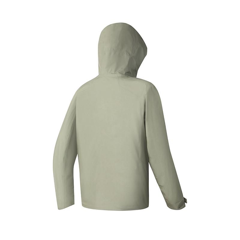 FILA Hooded Outdoor Two-Piece Jacket Men jackets Moss-Green A11M517704FKK