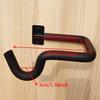 Skateboard Wall Hanger Bracket for Double Rocker Mounted Space Saving Wheels Facing Outwards