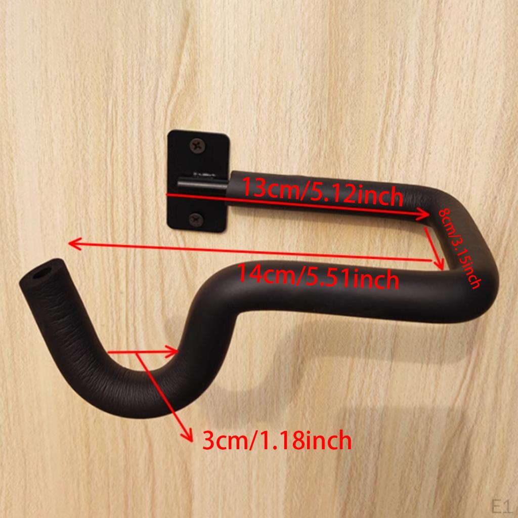 Skateboard Wall Hanger Bracket for Double Rocker Mounted Space Saving Wheels Facing Outwards